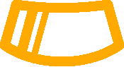 Vehicle windshield icon