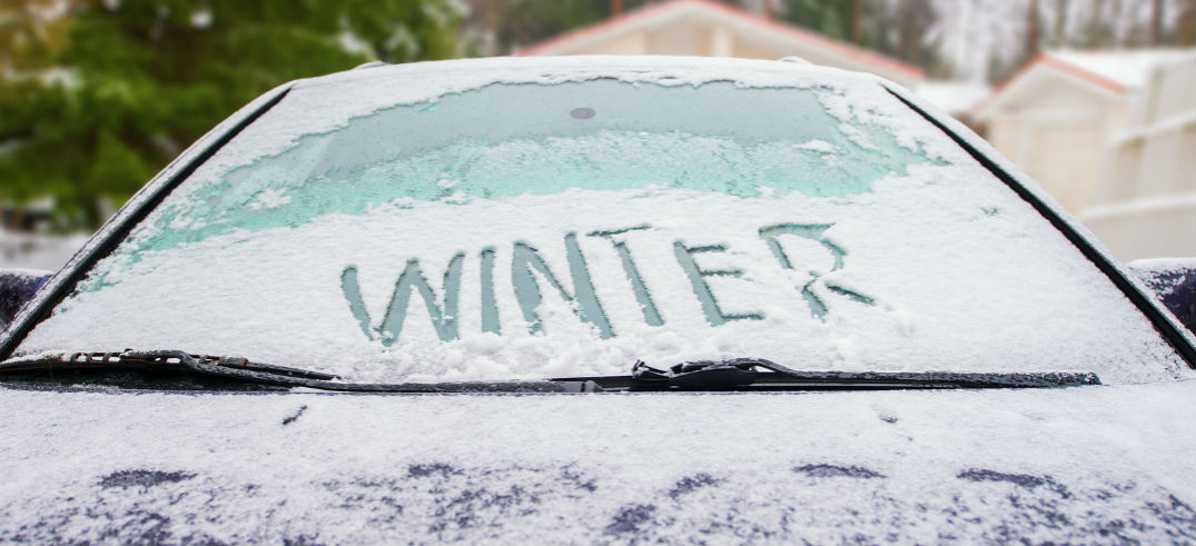 winter snow ice windshield