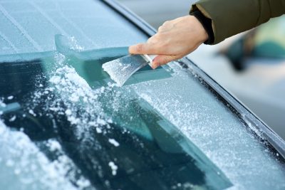 prevent ice on windshield