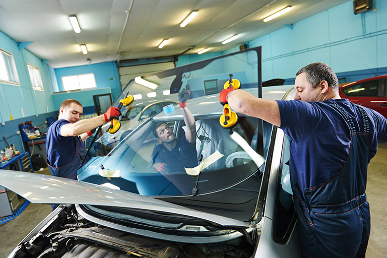 fixing car windshield